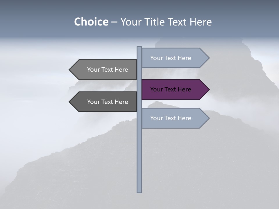 Spectacular Rock Teallach PowerPoint Template
