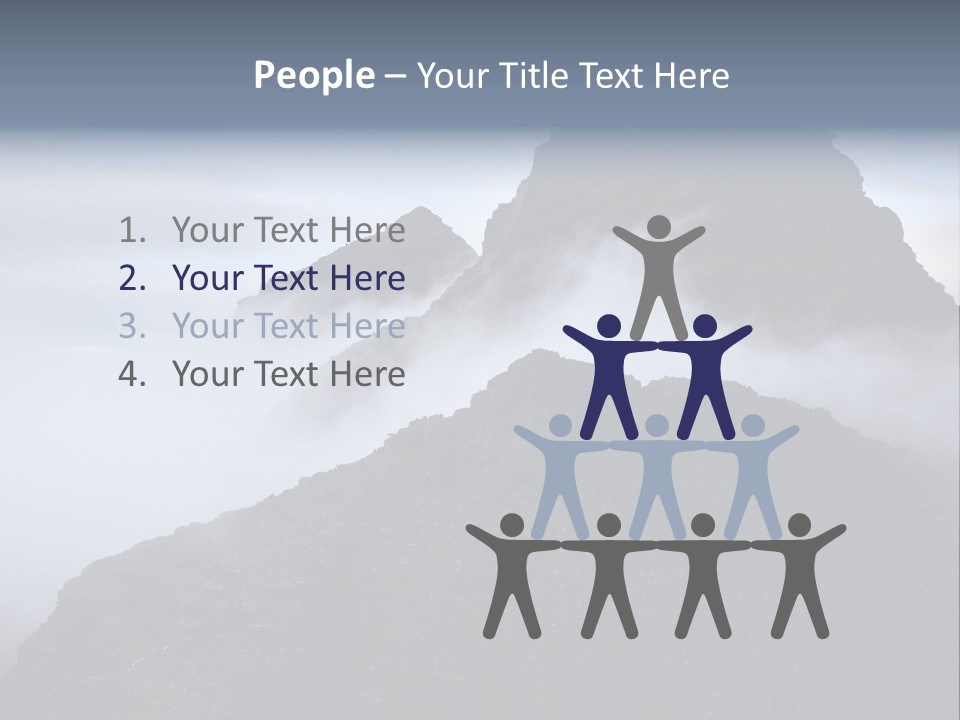 Spectacular Rock Teallach PowerPoint Template