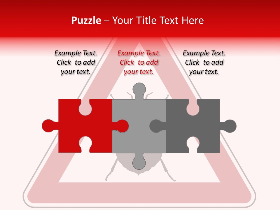 Illustration Symbol Warning PowerPoint Template