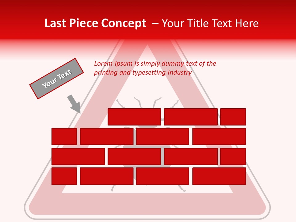 Illustration Symbol Warning PowerPoint Template