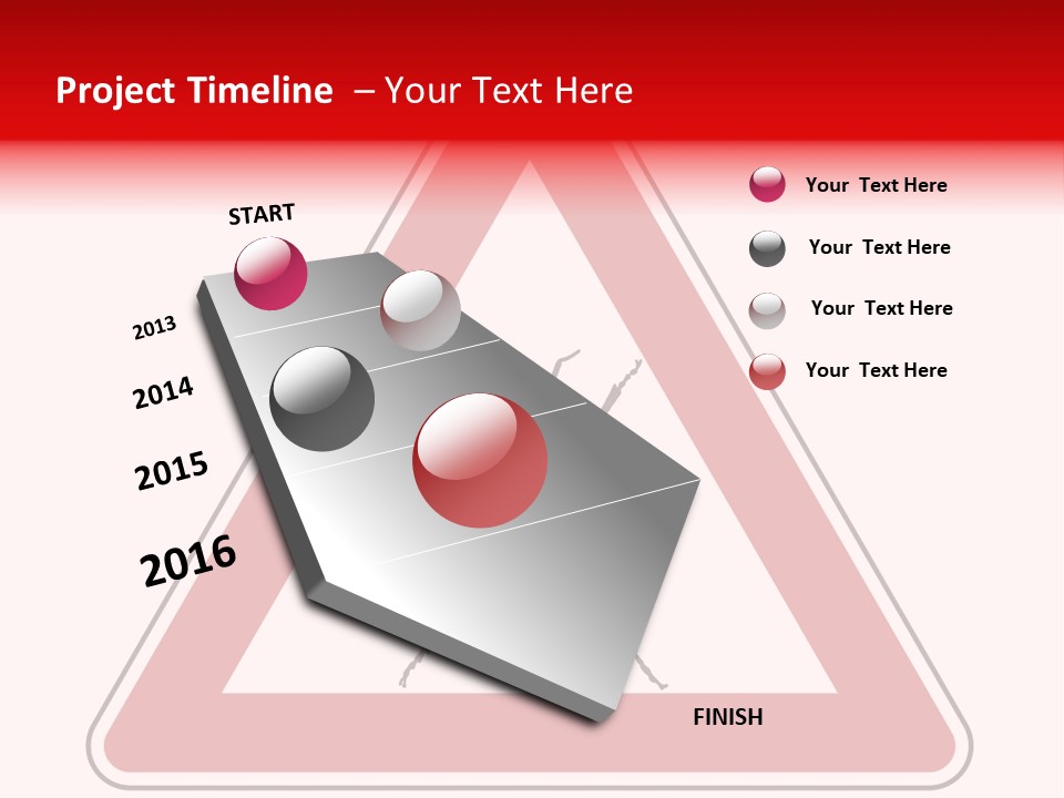 Illustration Symbol Warning PowerPoint Template