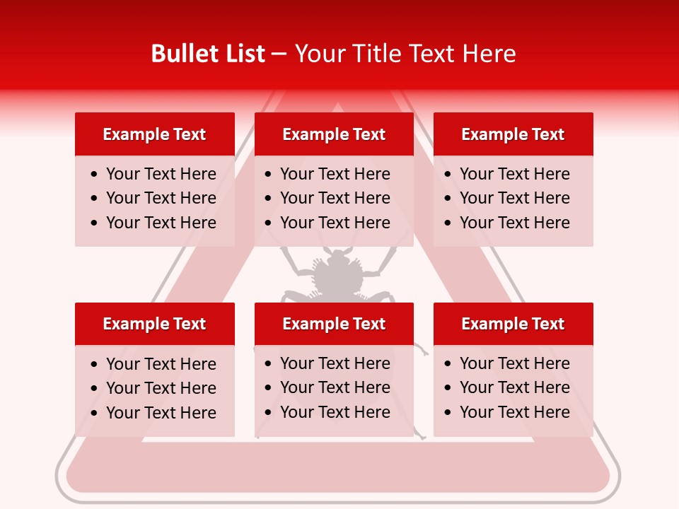 Illustration Symbol Warning PowerPoint Template