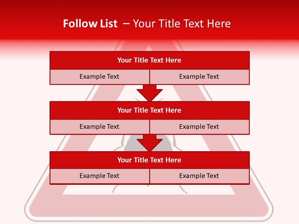 Illustration Symbol Warning PowerPoint Template