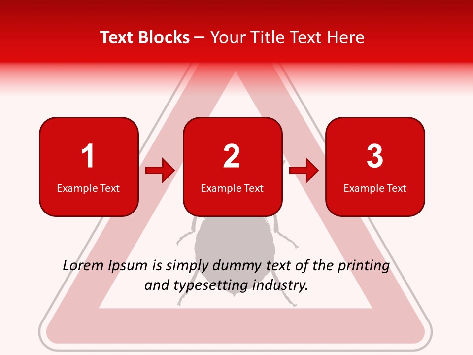 Illustration Symbol Warning PowerPoint Template