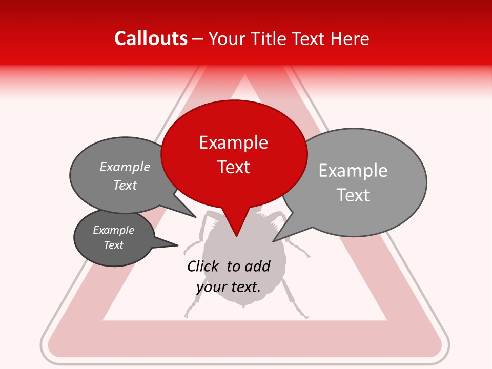 Illustration Symbol Warning PowerPoint Template