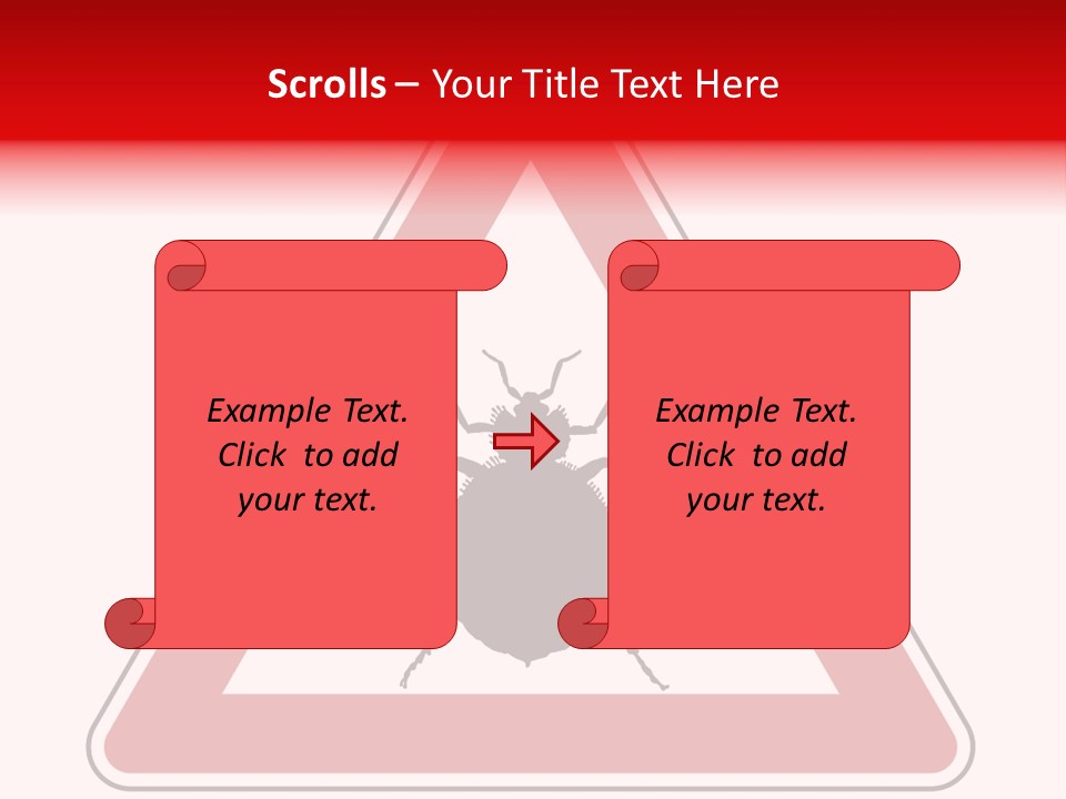 Illustration Symbol Warning PowerPoint Template