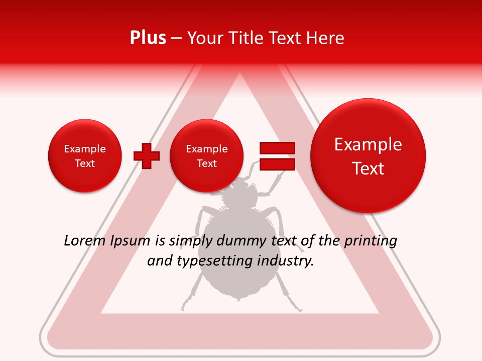 Illustration Symbol Warning PowerPoint Template