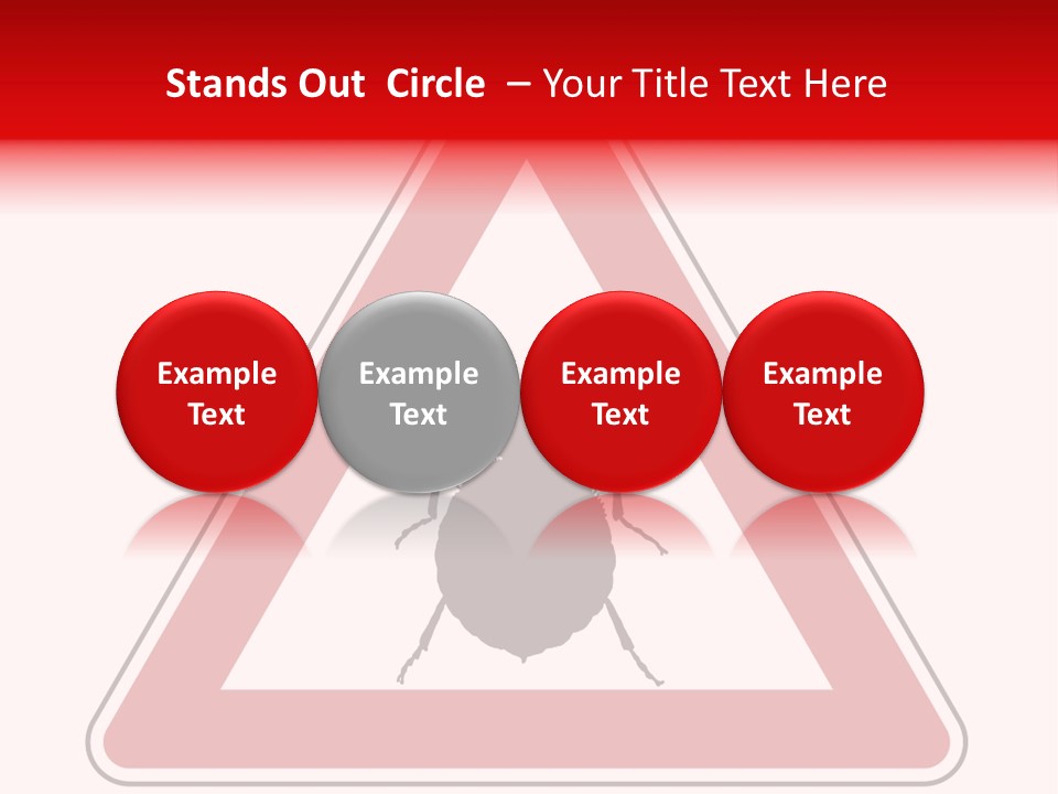 Illustration Symbol Warning PowerPoint Template