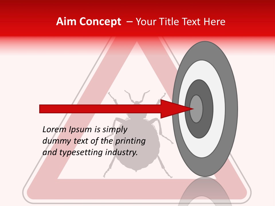 Illustration Symbol Warning PowerPoint Template