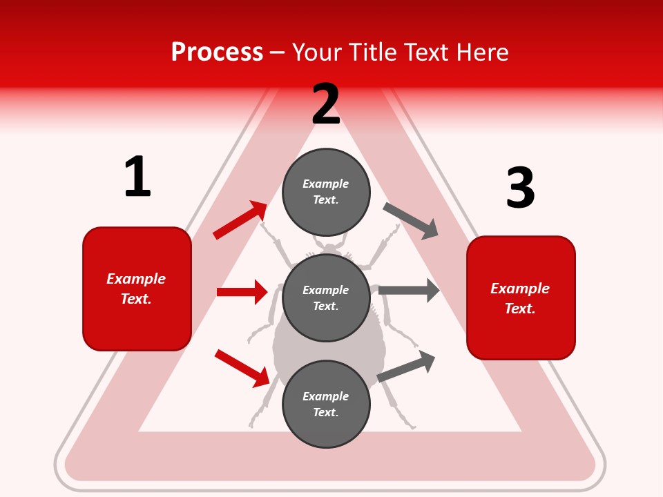 Illustration Symbol Warning PowerPoint Template