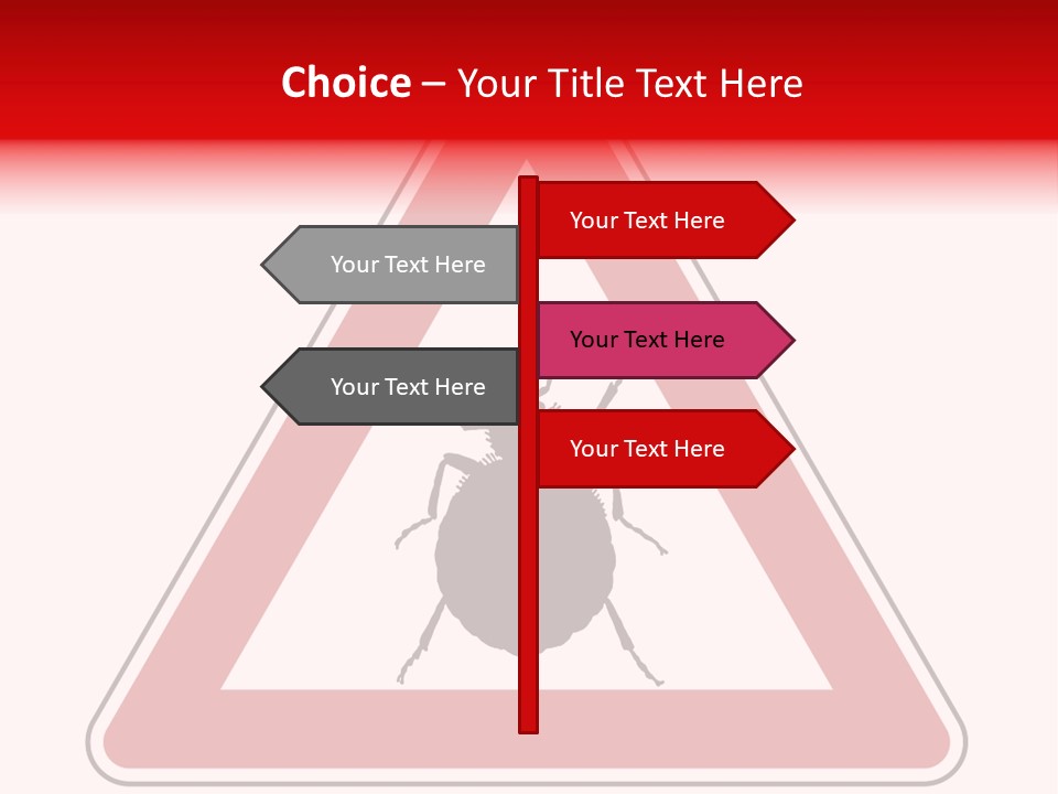 Illustration Symbol Warning PowerPoint Template