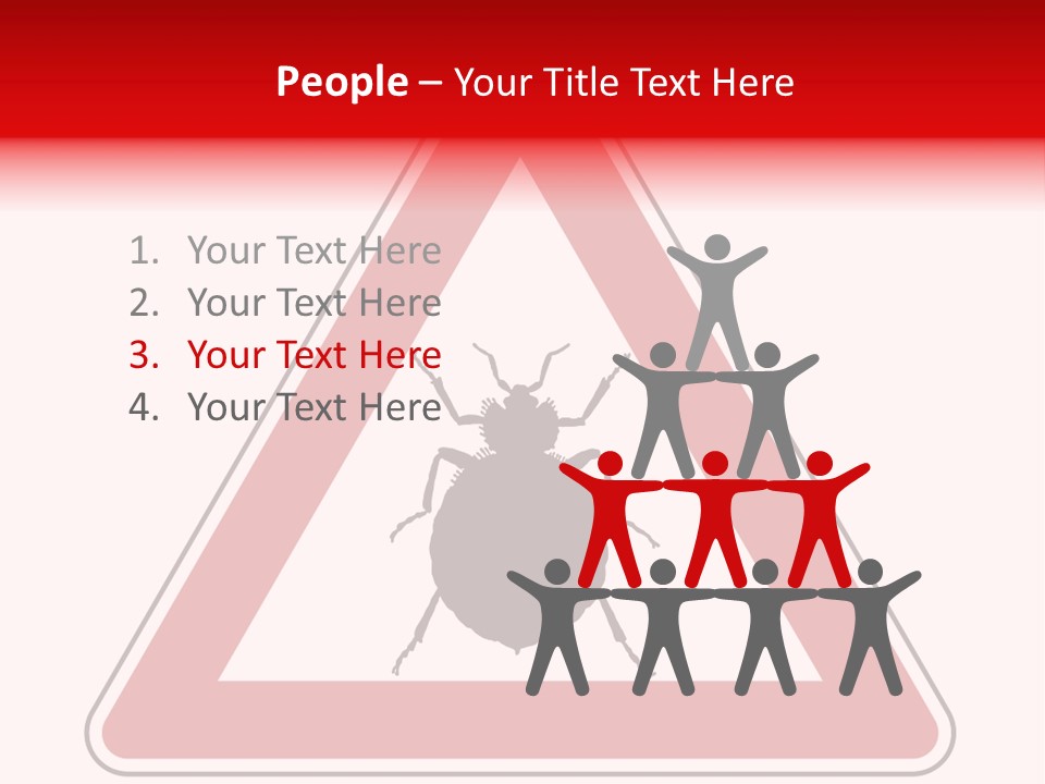 Illustration Symbol Warning PowerPoint Template