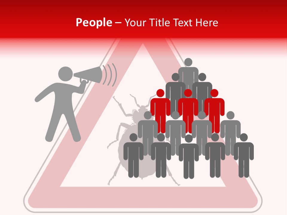 Illustration Symbol Warning PowerPoint Template