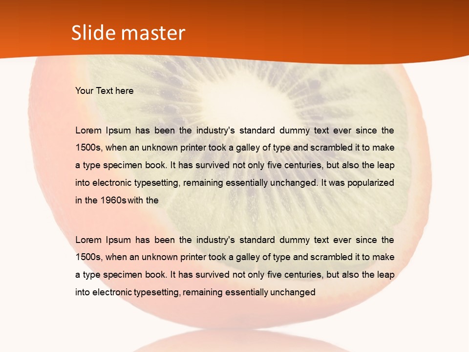 Yellow Protect Orange PowerPoint Template