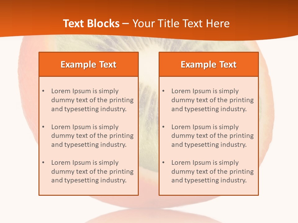 Yellow Protect Orange PowerPoint Template