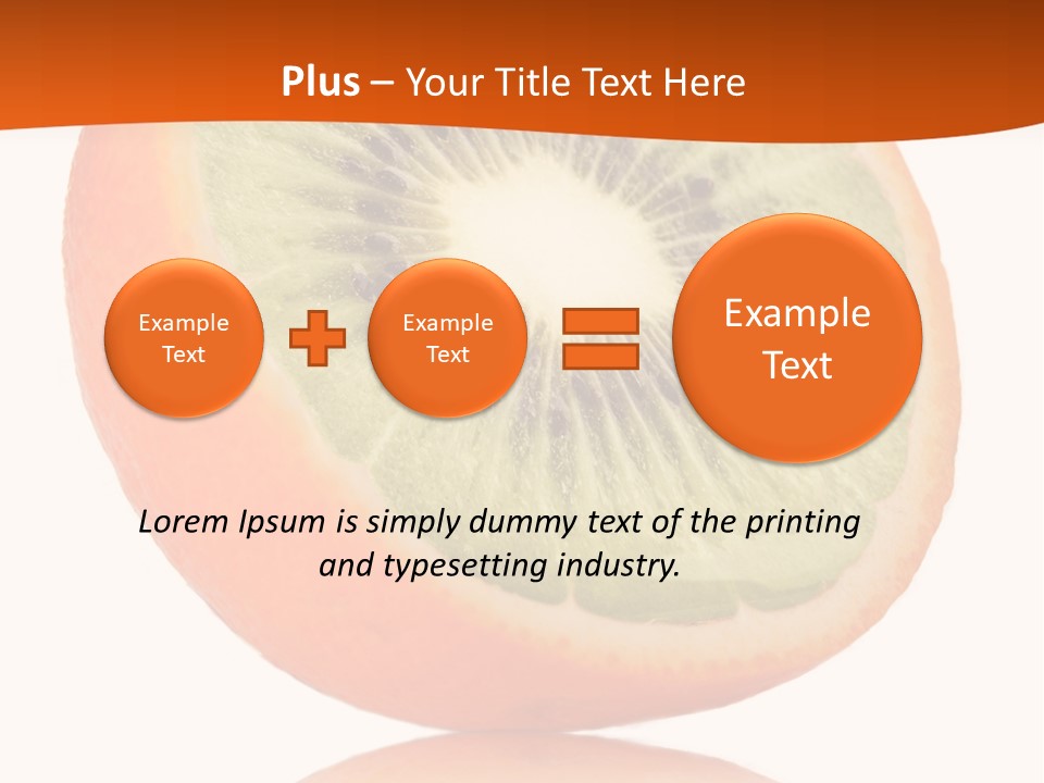 Yellow Protect Orange PowerPoint Template
