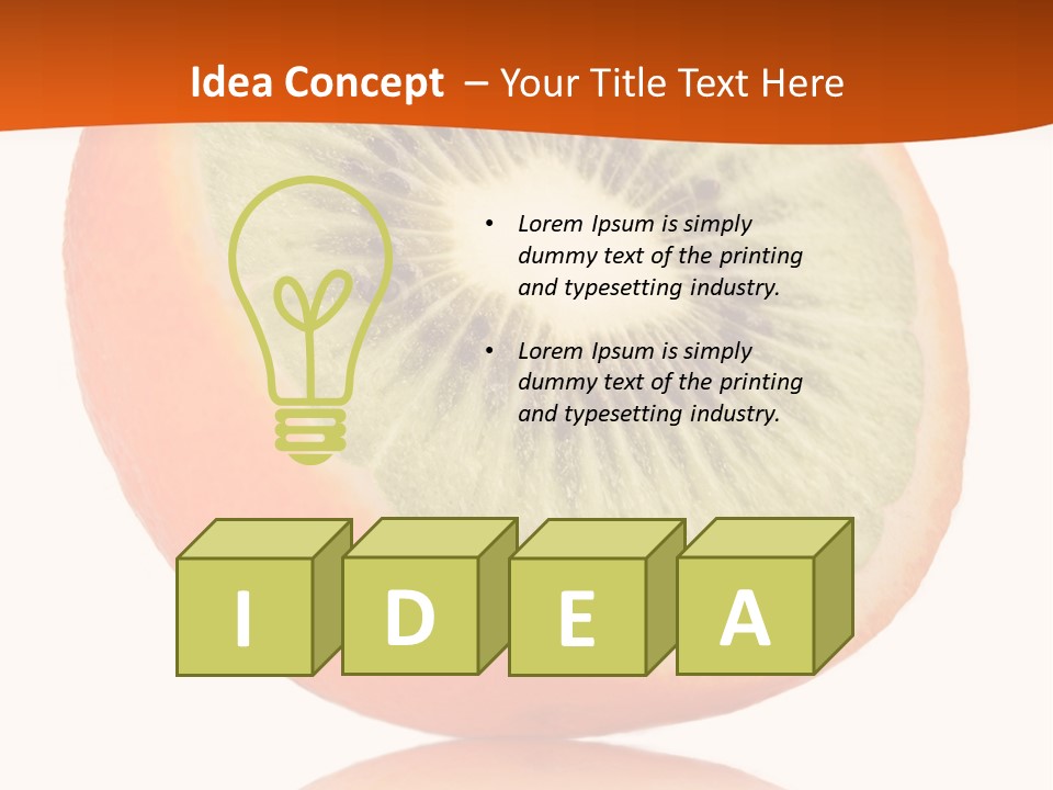 Yellow Protect Orange PowerPoint Template