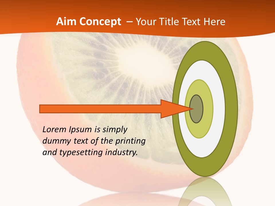 Yellow Protect Orange PowerPoint Template