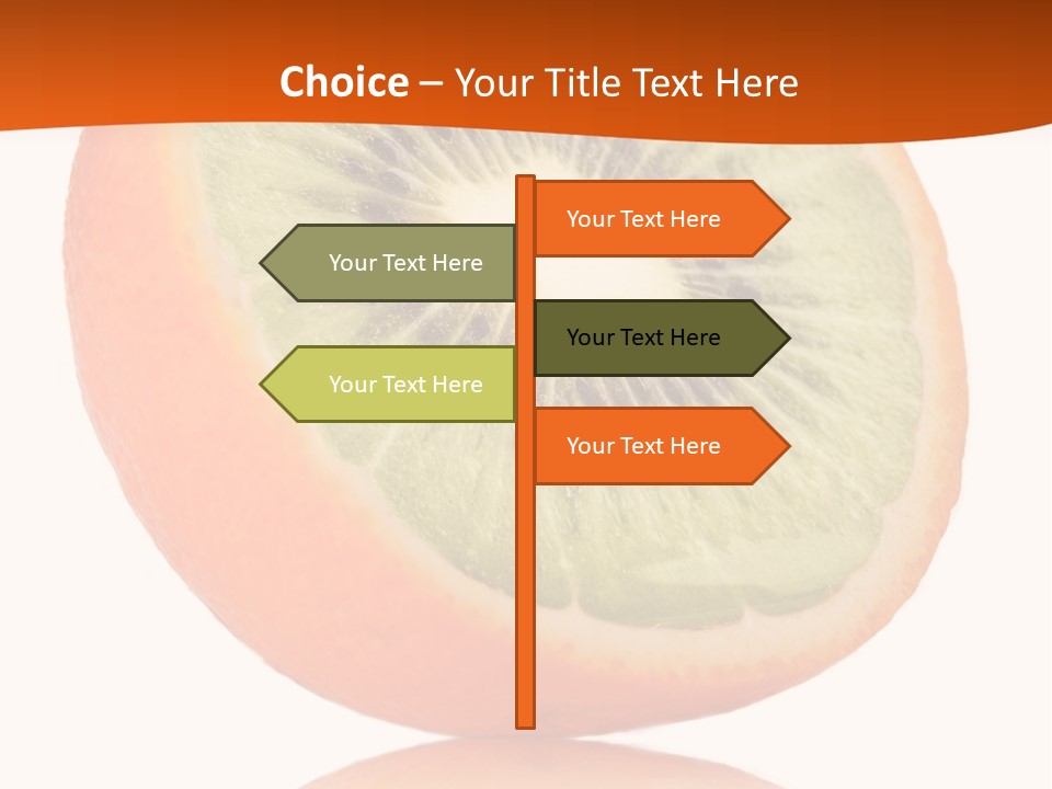 Yellow Protect Orange PowerPoint Template