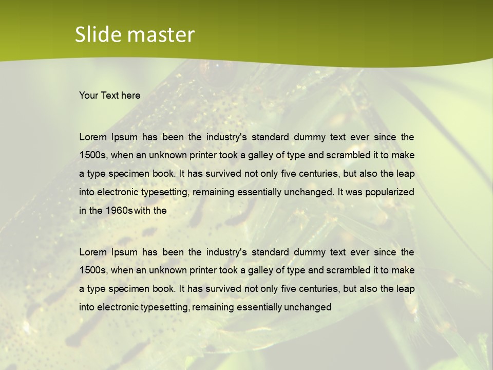 Tank Bottom Monster PowerPoint Template