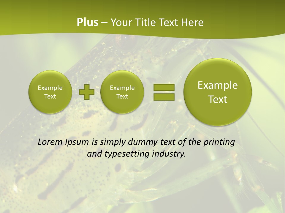 Tank Bottom Monster PowerPoint Template