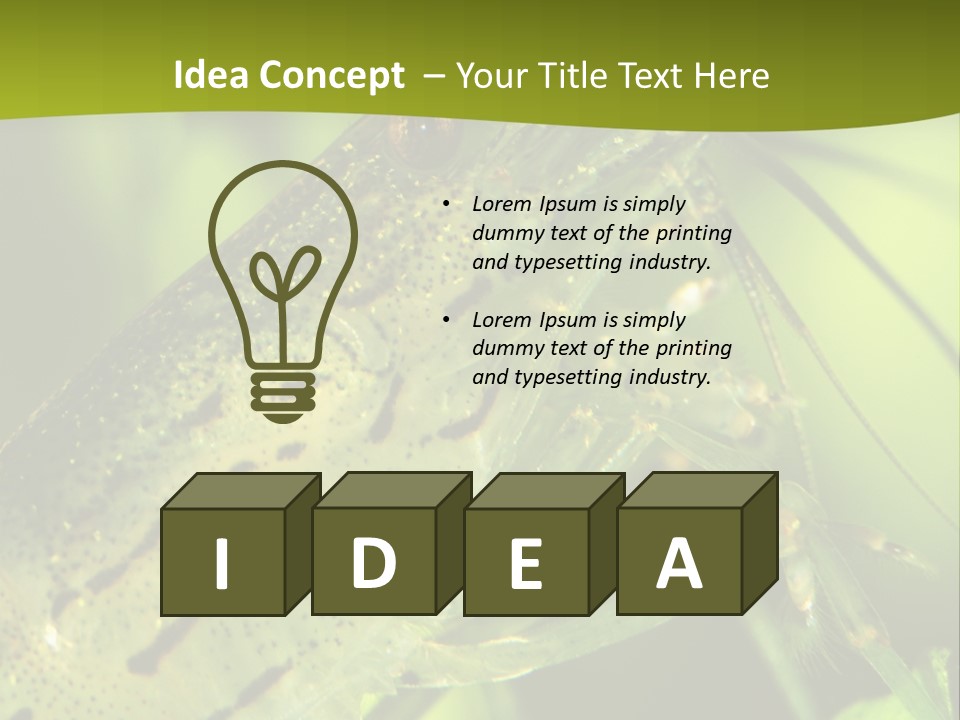 Tank Bottom Monster PowerPoint Template