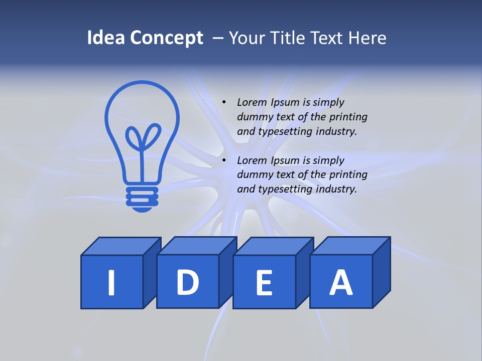 Science Nerve Neural PowerPoint Template