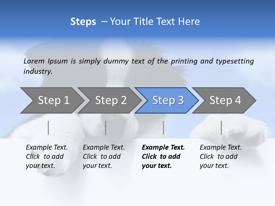 White Nobody Little PowerPoint Template