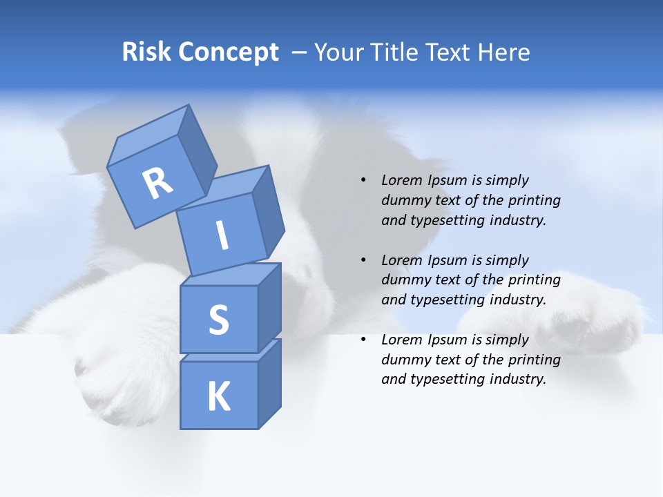 White Nobody Little PowerPoint Template