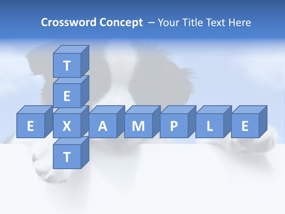 White Nobody Little PowerPoint Template