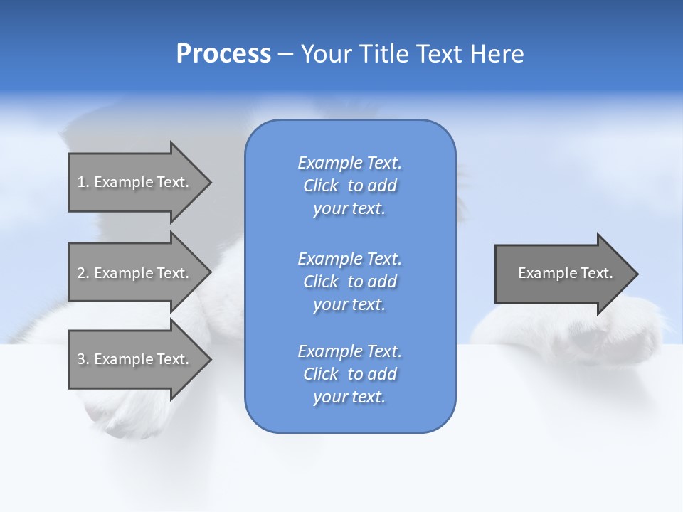 White Nobody Little PowerPoint Template
