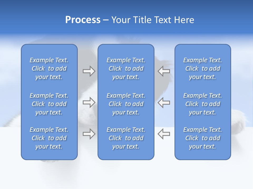 White Nobody Little PowerPoint Template