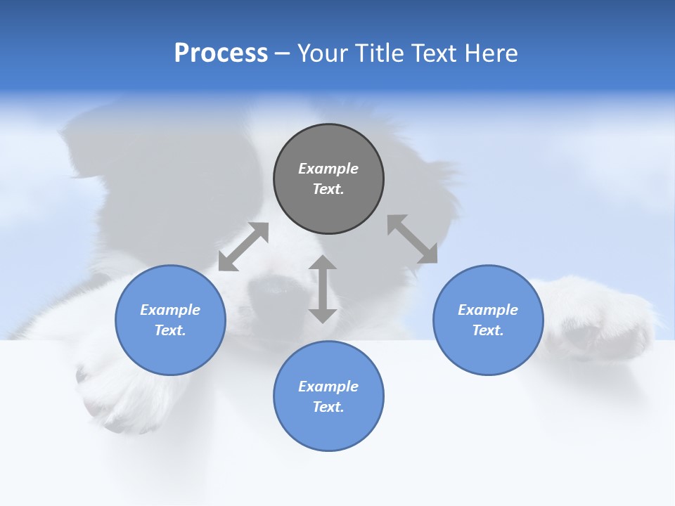 White Nobody Little PowerPoint Template