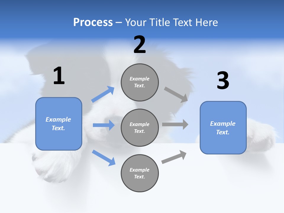 White Nobody Little PowerPoint Template