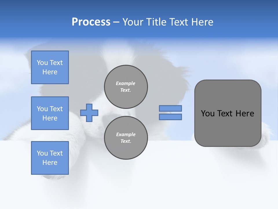 White Nobody Little PowerPoint Template