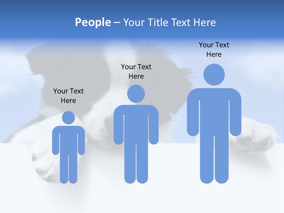 White Nobody Little PowerPoint Template