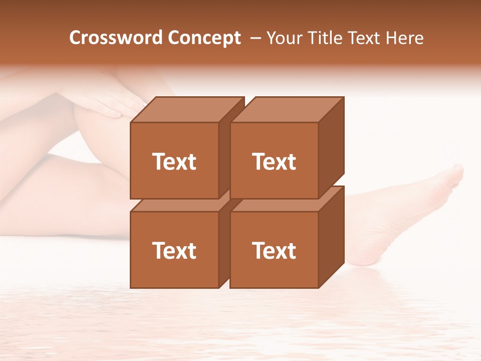 Smooth Spa Pain PowerPoint Template