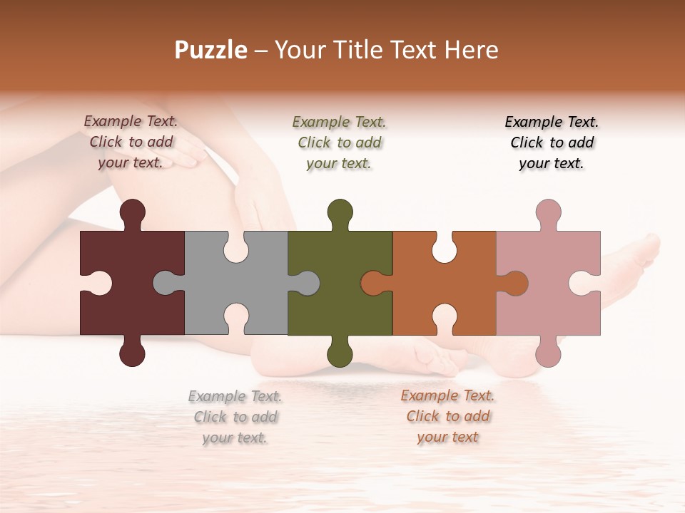 Smooth Spa Pain PowerPoint Template