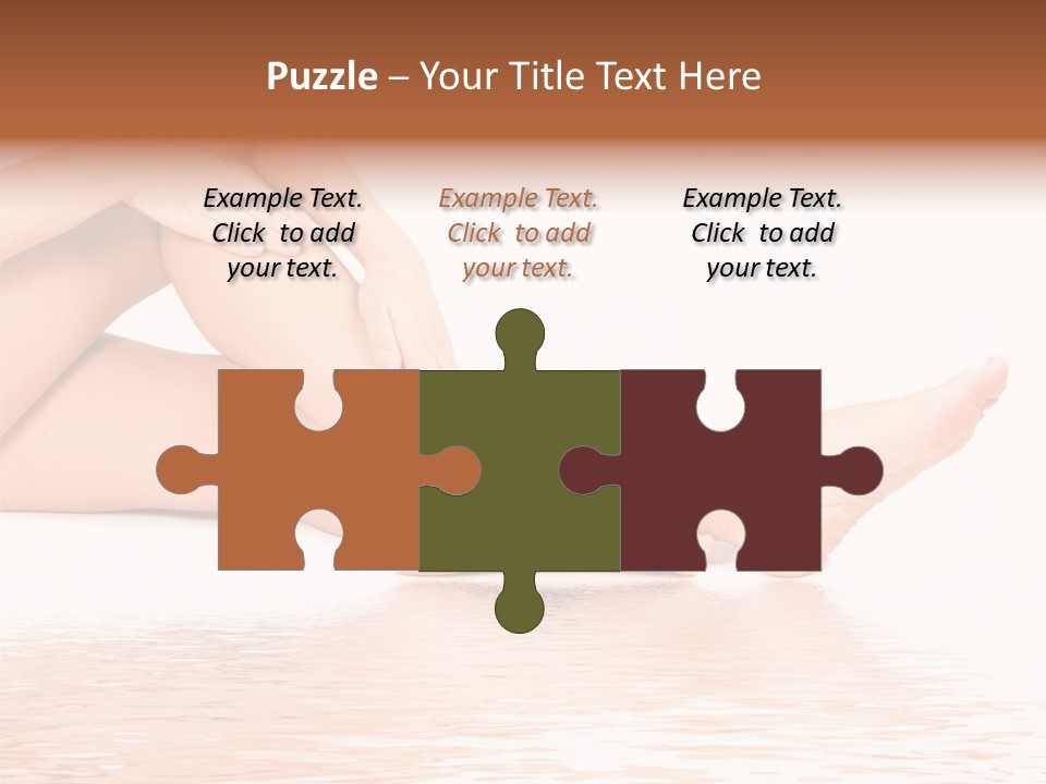 Smooth Spa Pain PowerPoint Template