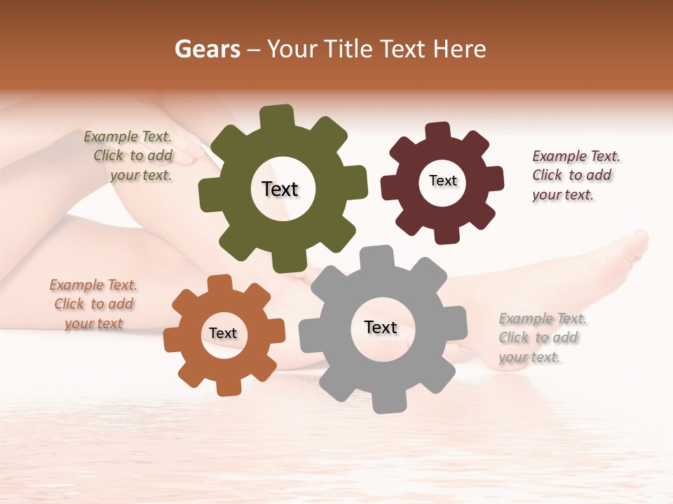 Smooth Spa Pain PowerPoint Template