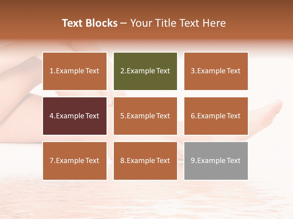 Smooth Spa Pain PowerPoint Template