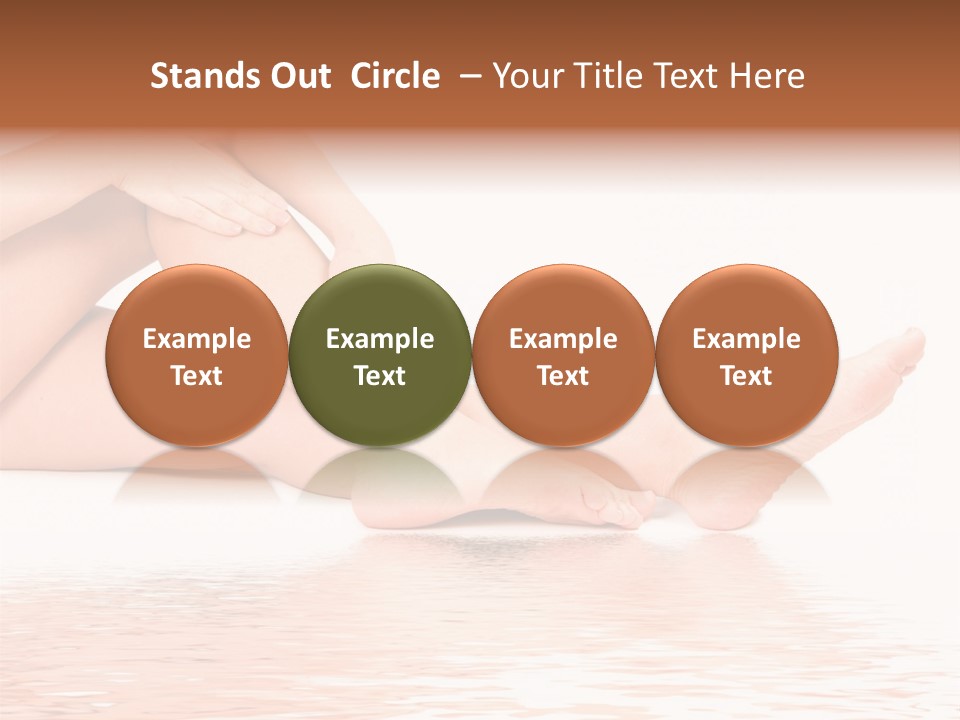 Smooth Spa Pain PowerPoint Template