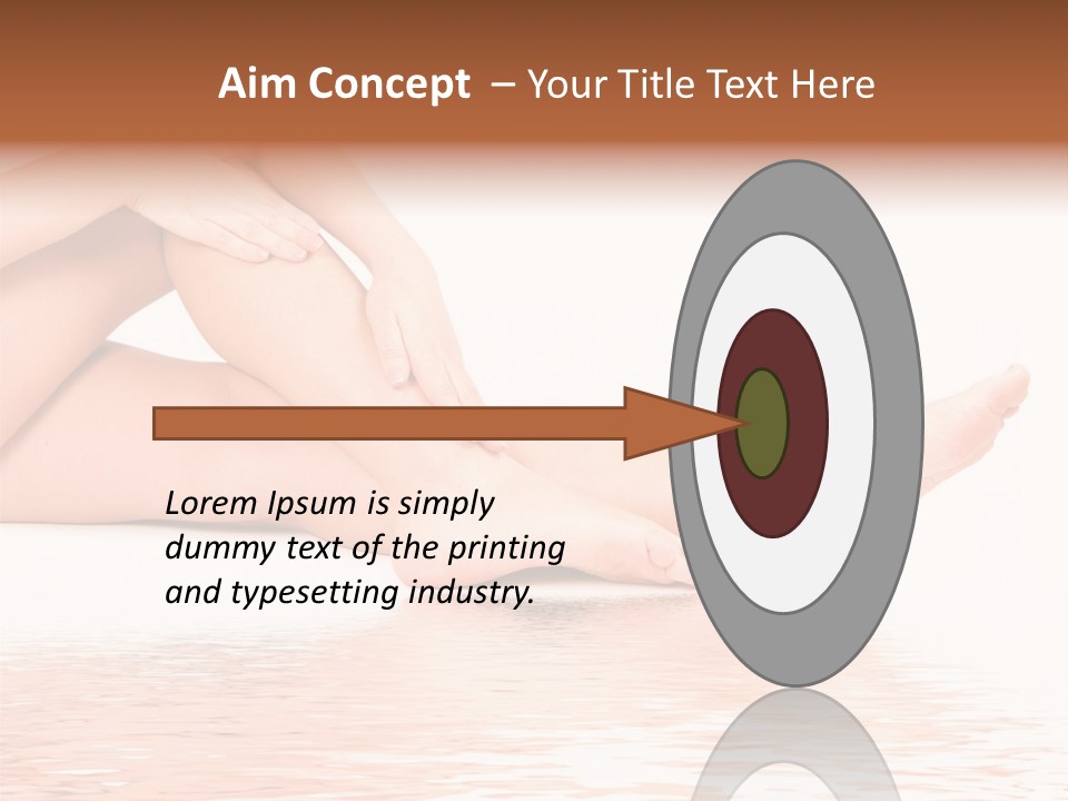 Smooth Spa Pain PowerPoint Template