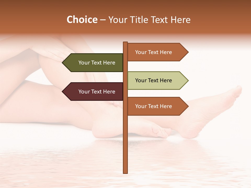 Smooth Spa Pain PowerPoint Template