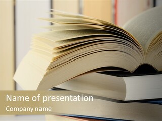 History School Stack PowerPoint Template