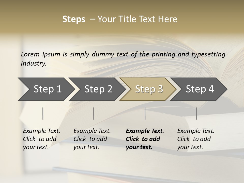 History School Stack PowerPoint Template