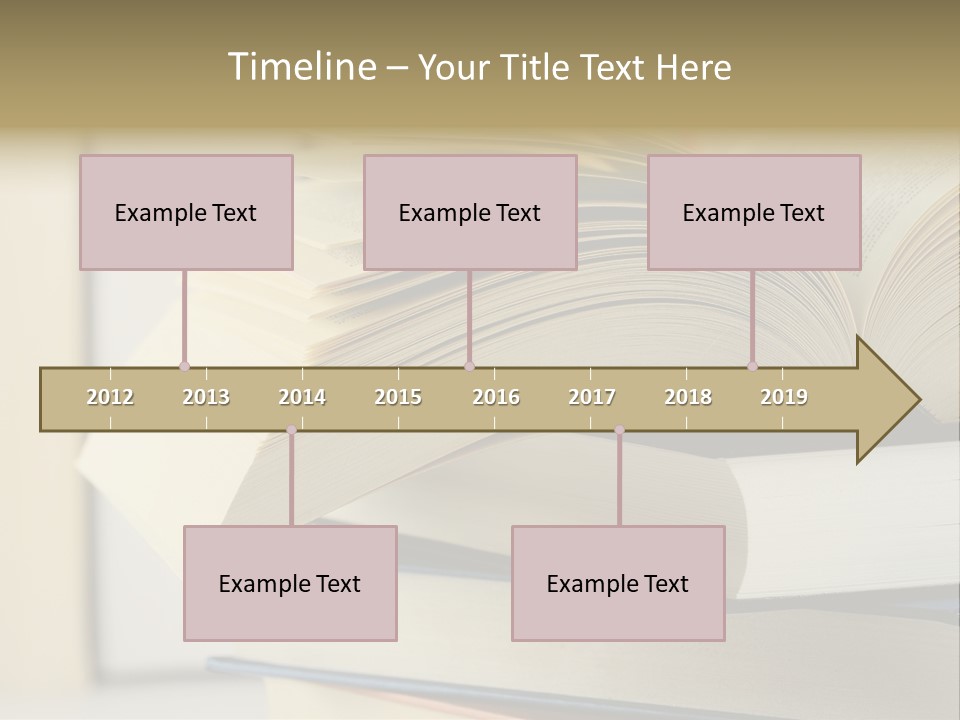 History School Stack PowerPoint Template