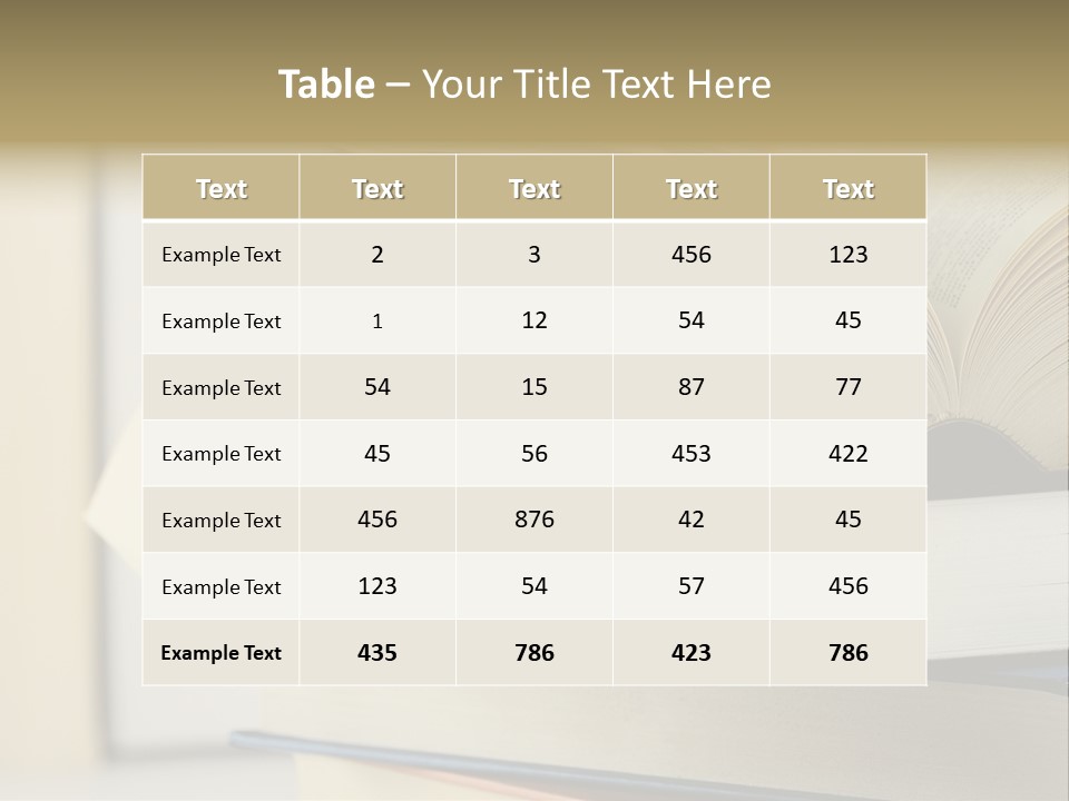 History School Stack PowerPoint Template