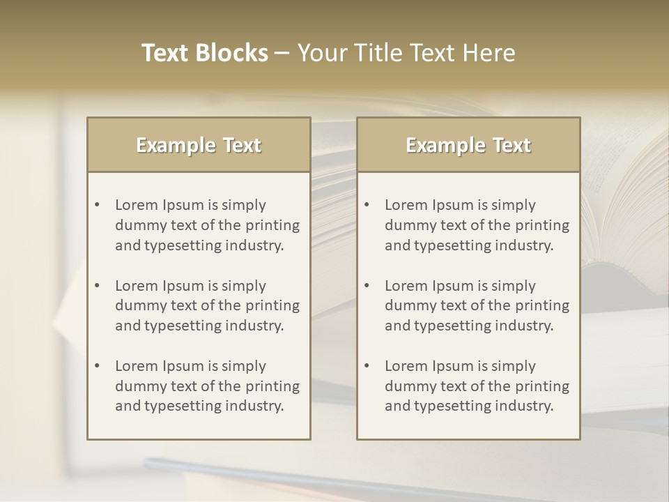 History School Stack PowerPoint Template
