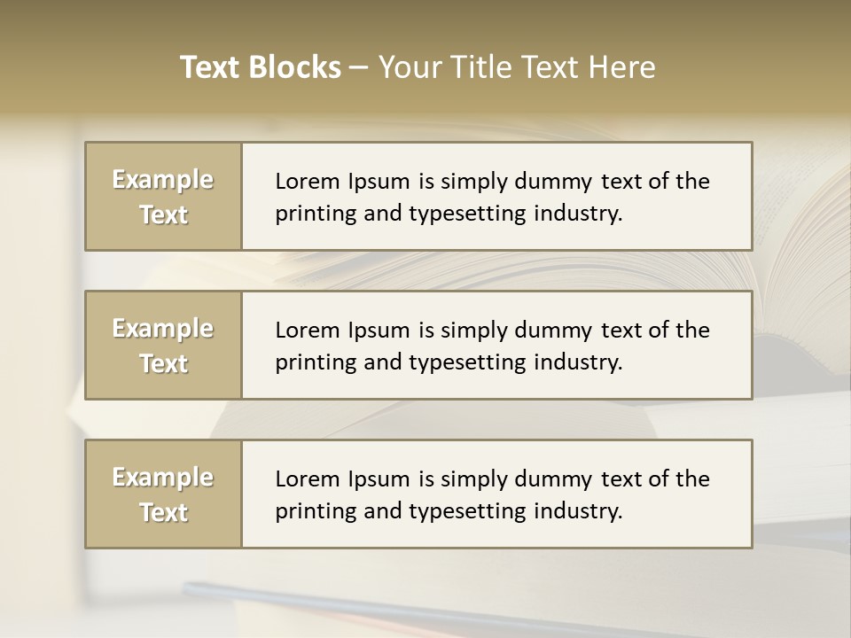 History School Stack PowerPoint Template
